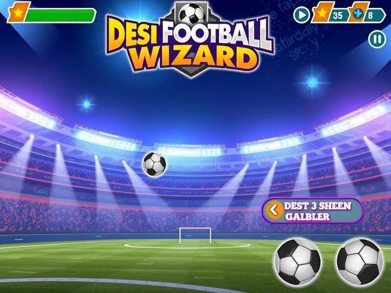 Desi Football Wizard in Action Desi Football Wizard Gameplay Screenshot